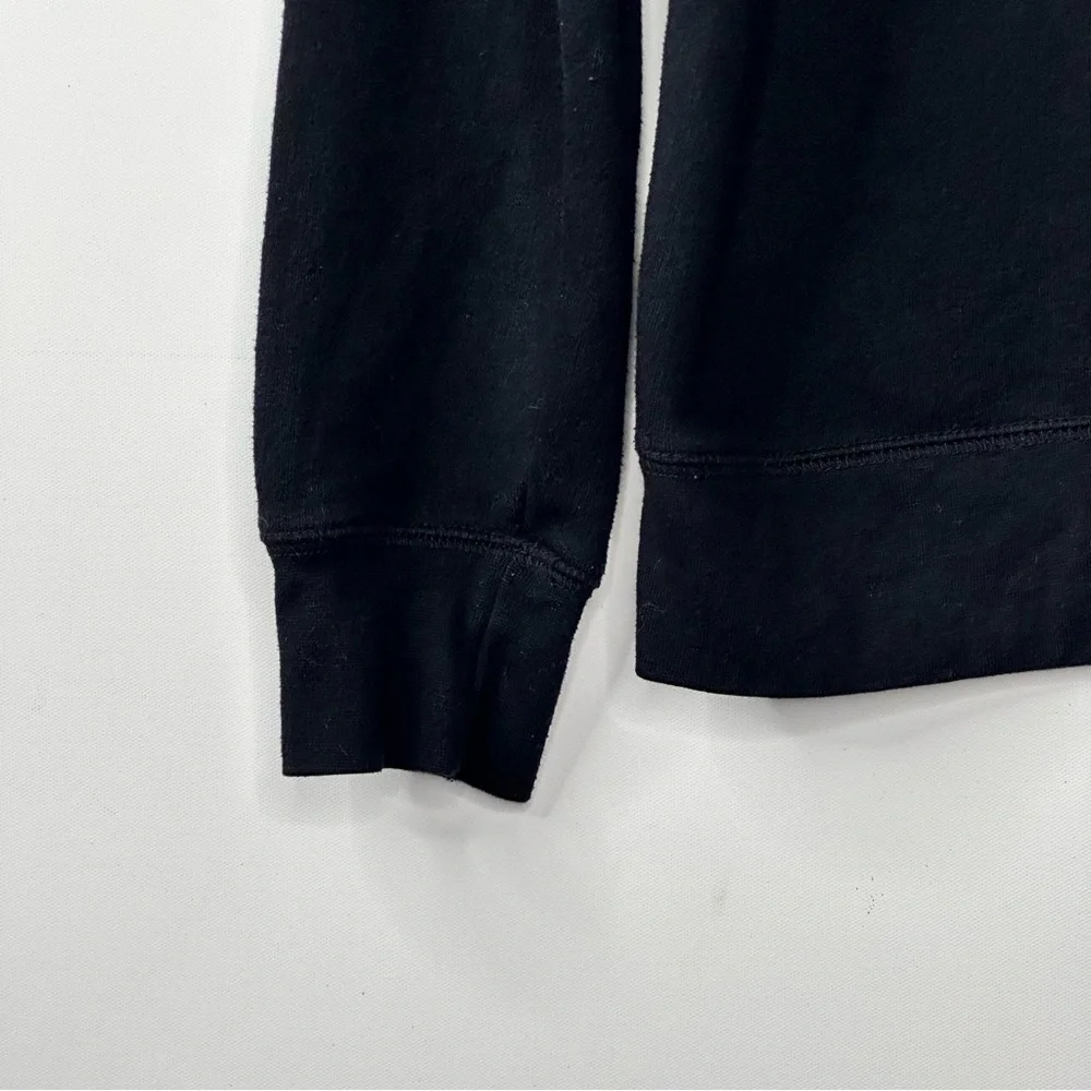 Brunette The Label Pullover Black Sweatshirt Size S/M No Champagne No Gain - Picture 4 of 8